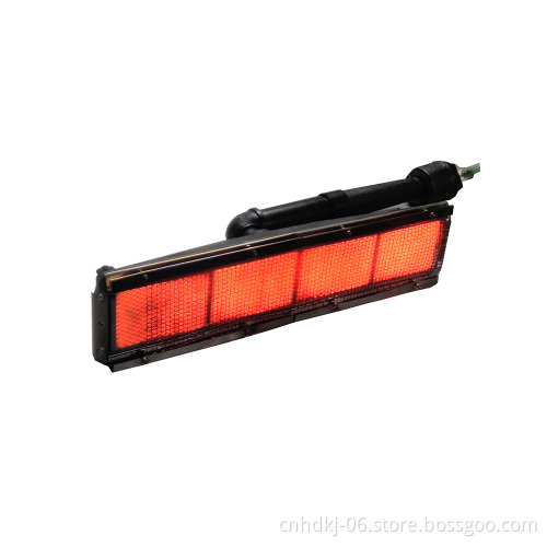 Natural gas LPG infrared powder coating oven burner